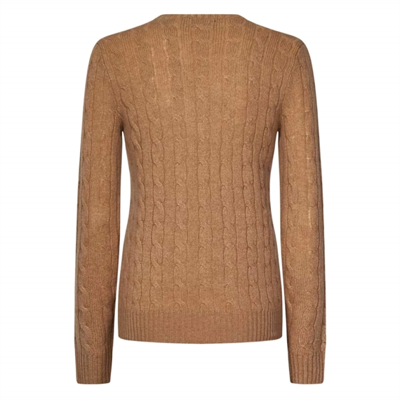 Polo Ralph Lauren Cable Sweater, Camel Melange 